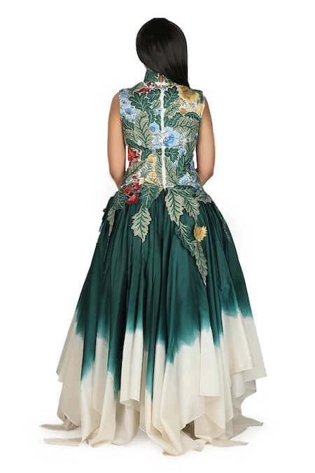 Samant Chauhan Embroidered Gown 