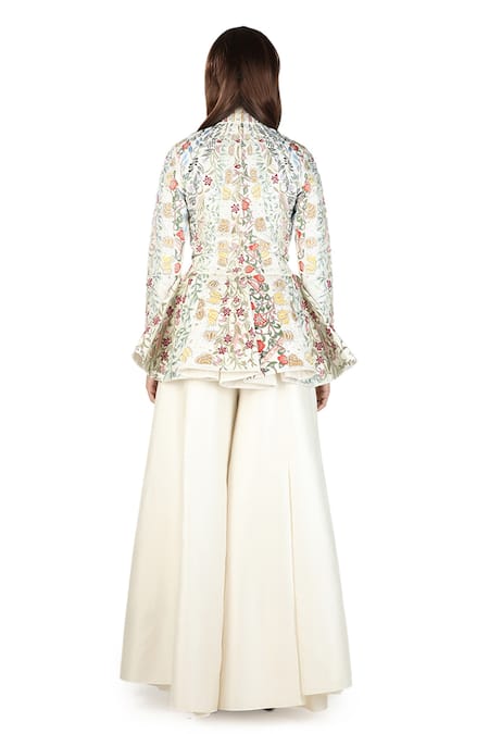 Samant Chauhan Embroidered Jacket With Pants 