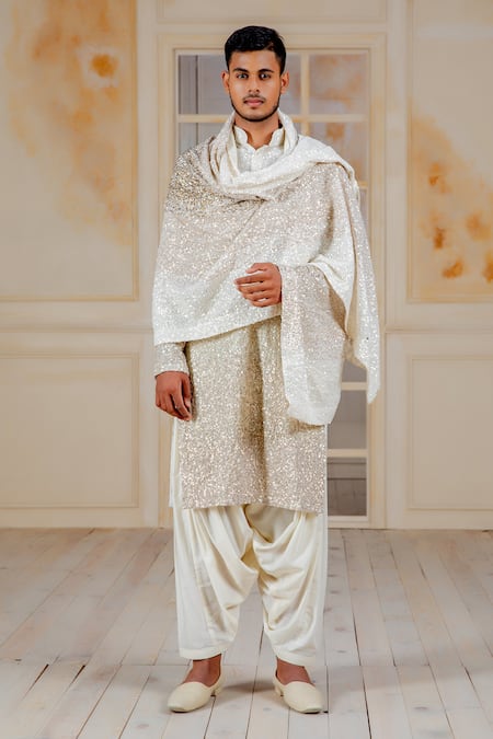 Siddartha Tytler Sequin Embellished Dupatta 