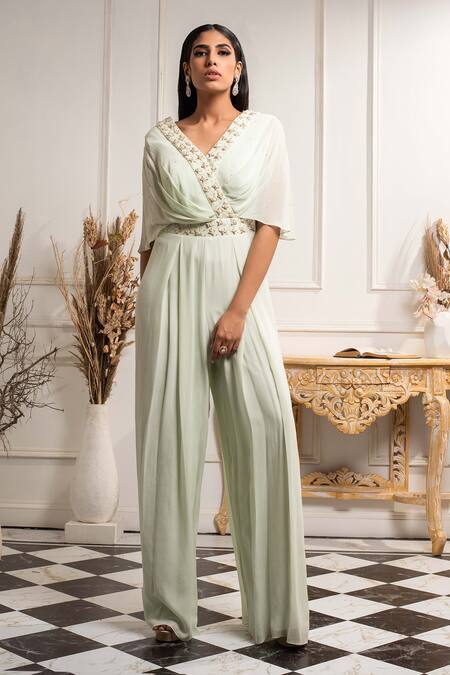 Seema Thukral Hand Embroidered Jumpsuit 