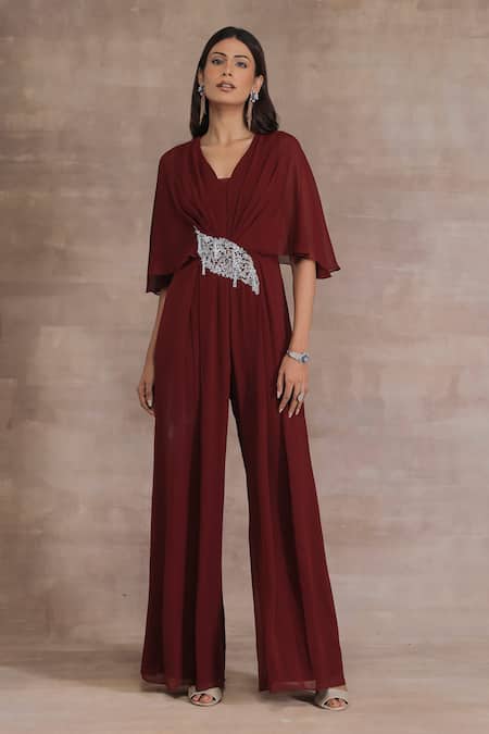 Seema Thukral Pleated Jumpsuit 