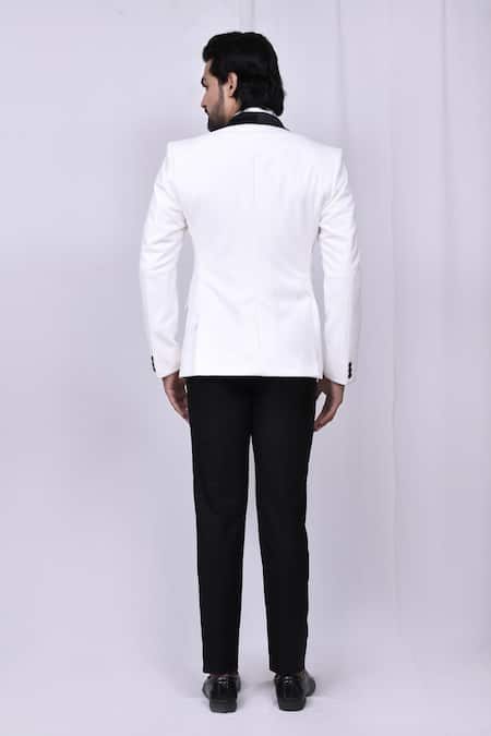 Shop Arihant Rai Sinha White Terrycloth, Satin, Silk Pearls Floral Embroidered Suit And Pant Set at Aza Fashions Shop_Arihant Rai Sinha_White Terrycloth, Satin, Silk Pearls Floral Embroidered Suit And Pant Set _at_Aza_Fashions