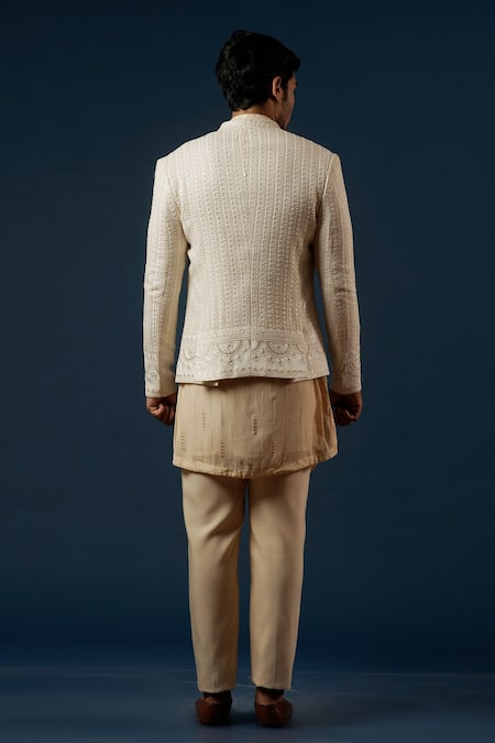 Soniya G Lucknowi Jacket & Kurta Set 