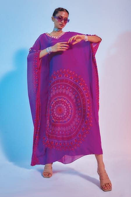 SVA by Sonam & Paras Modi Printed Kaftan 