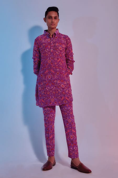 SVA by Sonam & Paras Modi Printed Kurta 