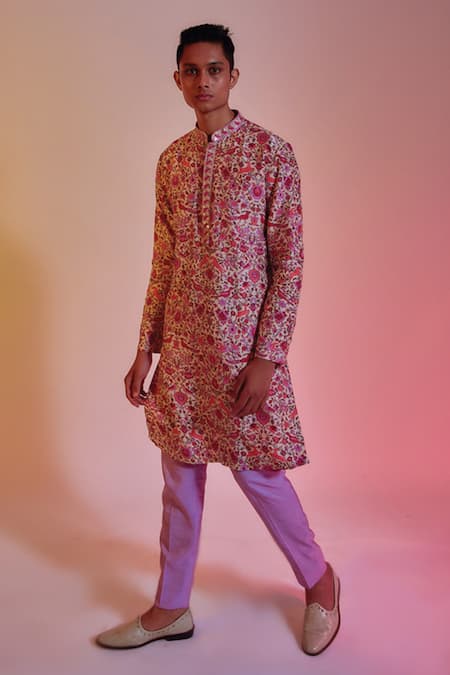 SVA by Sonam & Paras Modi Silk Kurta & Pant Set 