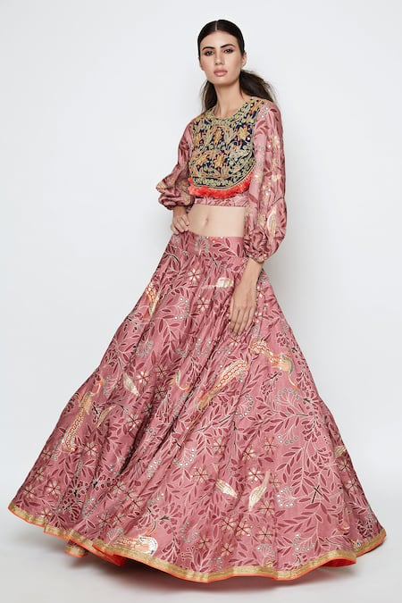 Swati Vijaivargie Printed Lehenga Set 