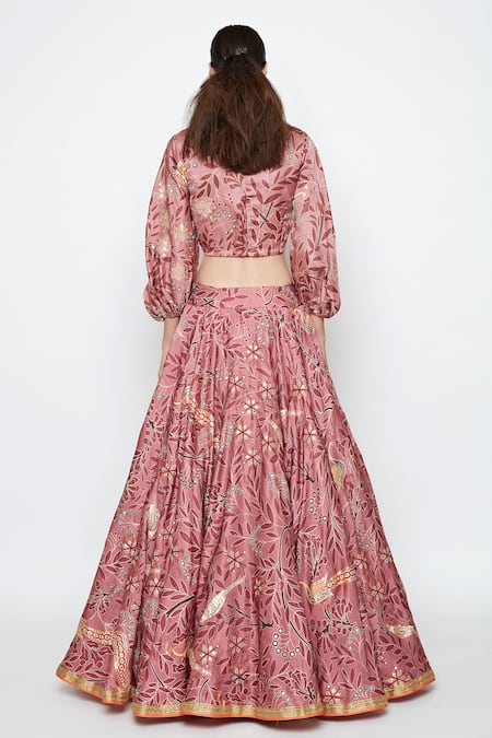 Swati Vijaivargie Printed Lehenga Set 
