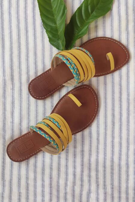 Multi colored best sale sandals with straps