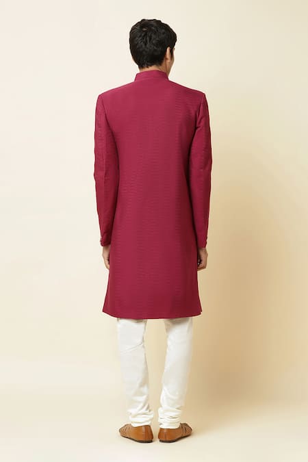 Spring Break Silk Sherwani Set 