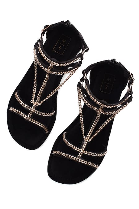 Chain discount strap sandals