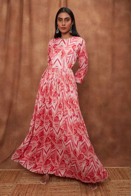 Short and flared dress Otis printed Terracotta – EGERIE