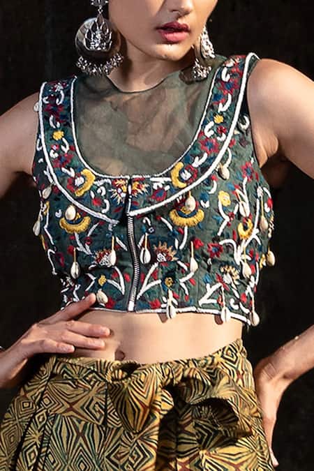 Buy Nitara Dhanraj Label Yellow , Raw Mirror And Thread Embroidery, Zardozi Draped Pant & Top Set Online at Aza Fashions Buy_Nitara Dhanraj Label_Yellow , Raw Mirror And Thread Embroidery, Zardozi Draped Pant & Top Set _Online_at_Aza_Fashions