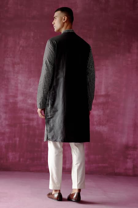 Pouli Pret Silk Thread Embroidered Kurta 