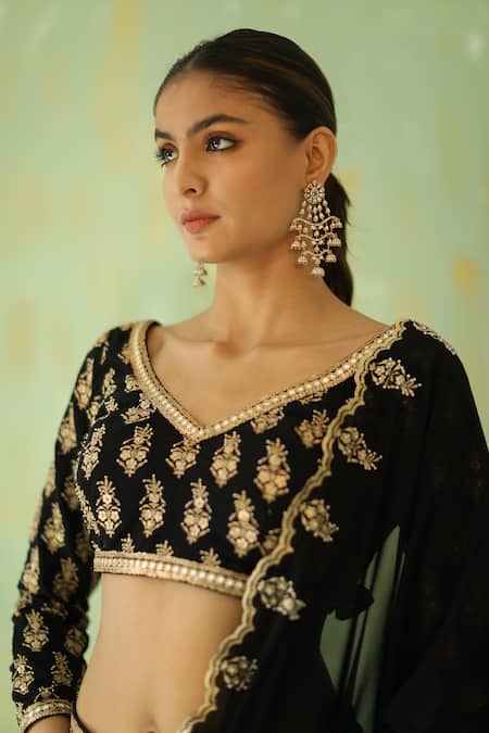 Black Cutwork Blouse/ Black Blouse/ Designer Blouse/ Indian Sari Blouse/  Blouse for Lehenga/ Bollywood Fashion/ Cocktail Blouse/ Choli Top - Etsy