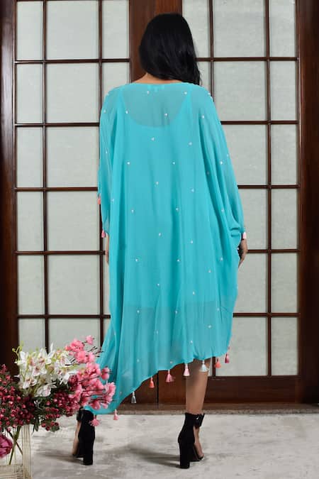 Seams Pret And Couture Mirror Work Kaftan 