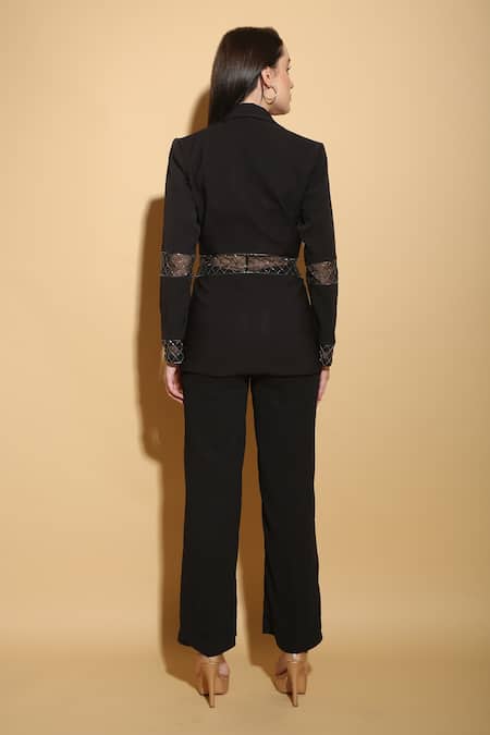 Torqadorn Sheer Panel Blazer 