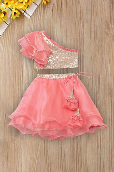 Tutus By Tutu Embellished Lehenga Set 