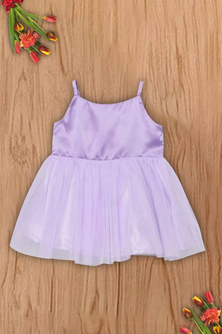 Tutus By Tutu_Purple Rose Fabric Embroidered Cape Dress_Online_at_Aza_Fashions