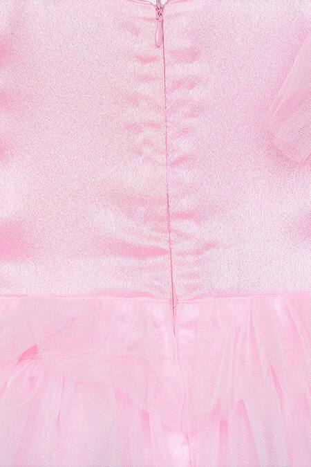 Buy_Tutus By Tutu_Multi Color Crepe, Cotton, Tulle Layered Frill Gown_Online_at_Aza_Fashions