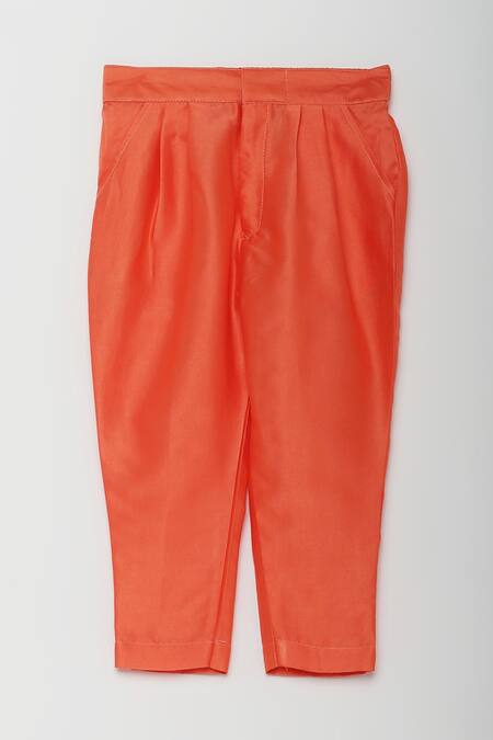 Shop_Tutus By Tutu_Blue Silk, Crepe Embroidery Blazer And Kurta Set_Online_at_Aza_Fashions