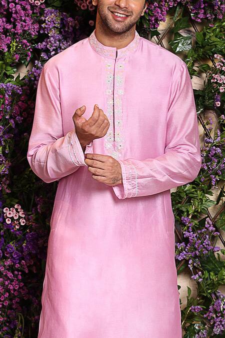 Shop Julie By Julie Shah Purple Chanderi Kurta Online at Aza Fashions Shop_Julie By Julie Shah_Purple Chanderi Kurta_Online_at_Aza_Fashions