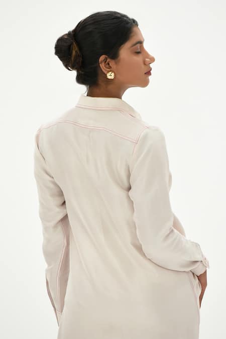 Twinkle Hanspal Draped Shirt & Pant Set 