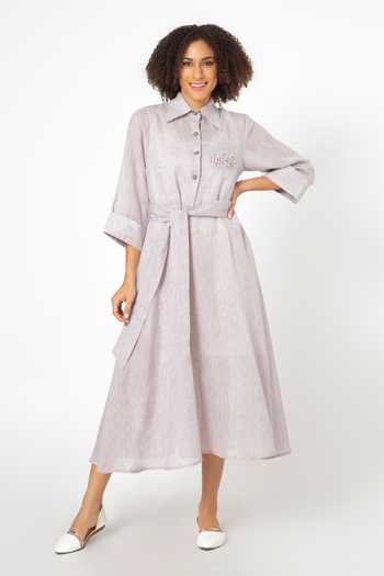 american giant linen dress Women's Linen Tunic Dress
