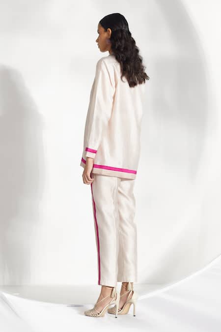 Twinkle Hanspal Panelled Shirt & Pant Set 