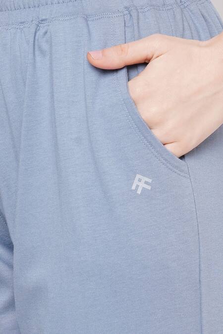 Tuna London - {Tuna Active} Blue Cotton Yoga Pant at Aza Fashions Tuna London - {Tuna Active}_Blue Cotton Yoga Pant _at_Aza_Fashions