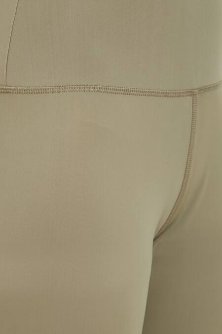 Tuna London - {Tuna Active}_Green Printed Leggings _at_Aza_Fashions