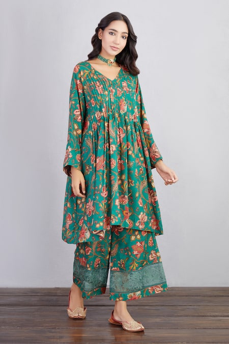 Torani Sheesham Nazam Kurta & Pant Set 