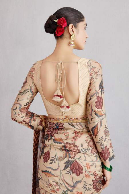 Buy Torani Beige Cotton Silk, Handwoven Chanderi Chandan Revathi Saree Online at Aza Fashions Buy_Torani_Beige Cotton Silk, Handwoven Chanderi Chandan Revathi Saree _Online_at_Aza_Fashions