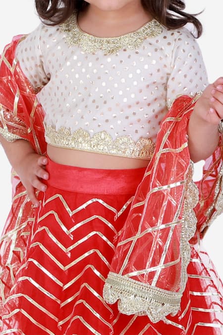 Traditional Lehenga Choli Bandhani Bandhej Chaniya Choli With Gotta Patti  Work With Dupatta Blouse - Etsy