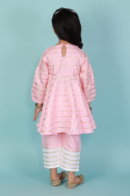 Tiny Pants Asymmetric Kurta & Pant Set 