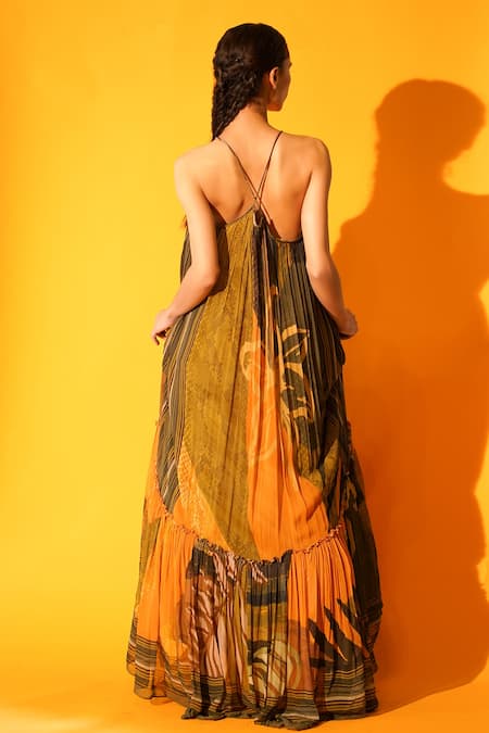 Nikita Mhaisalkar Tropical Print Gown 