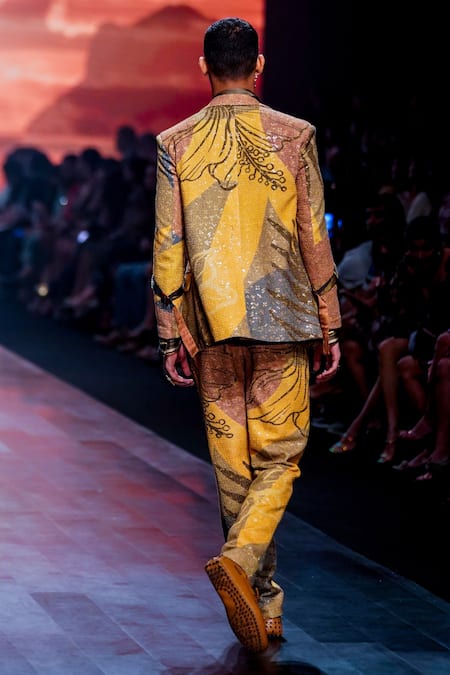 Nikita Mhaisalkar Tropical Print Blazer & Pant Set 