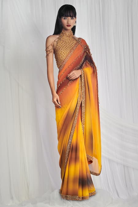 Mala and Kinnary Embellished Saree with Blouse 