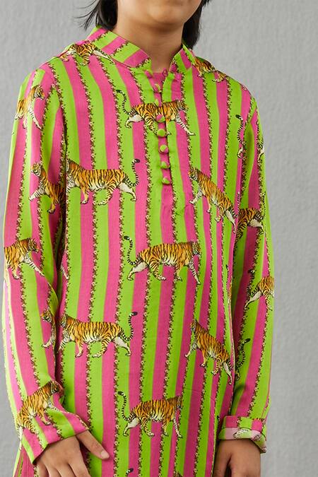 Buy Torani Green Cotton, Silk Rang Variyam Kurta Set Online at Aza Fashions Buy_Torani_Green Cotton, Silk Rang Variyam Kurta Set _Online_at_Aza_Fashions