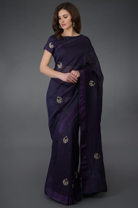Talking Threads Kota Linen Saree with Blouse 