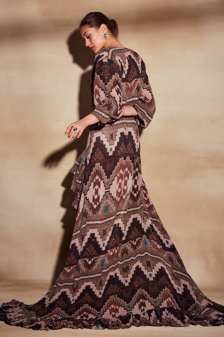 Nikita Mhaisalkar Tapis Print Dress 