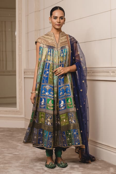 Tarun Tahiliani Woven Anarkali Set 