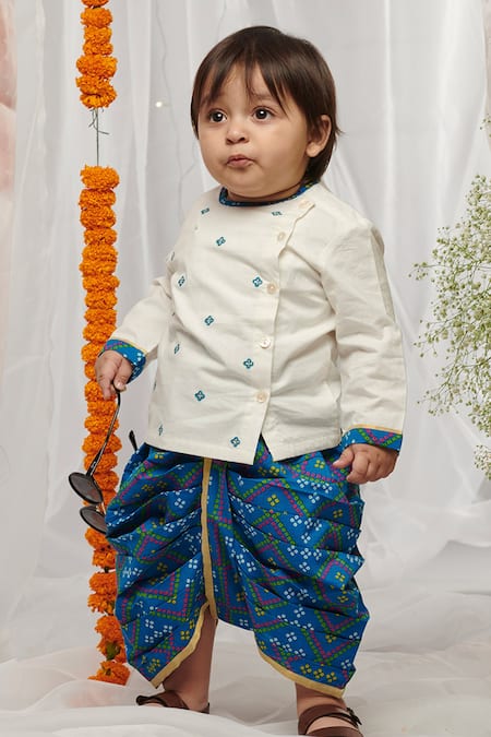 Newborn baby dhoti on sale kurta