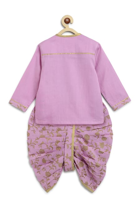 Tiber Taber Floral Embroidered Kurta Set 