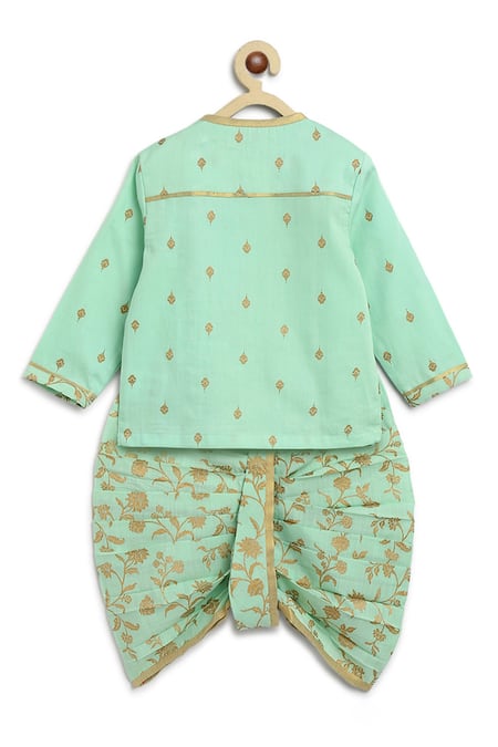 Tiber Taber Floral Embroidered Kurta Set 