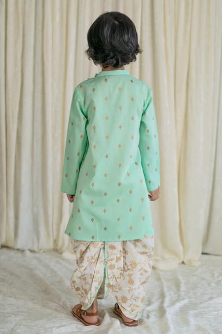 Tiber Taber Floral Print Kurta Set 