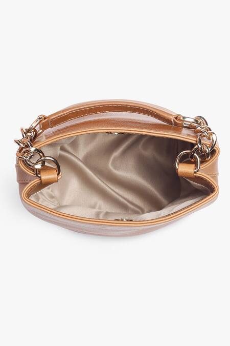 Buy Tan & Loom Brown Rani Leather Batwa Online at Aza Fashions Buy_Tan & Loom_Brown Rani Leather Batwa _Online_at_Aza_Fashions