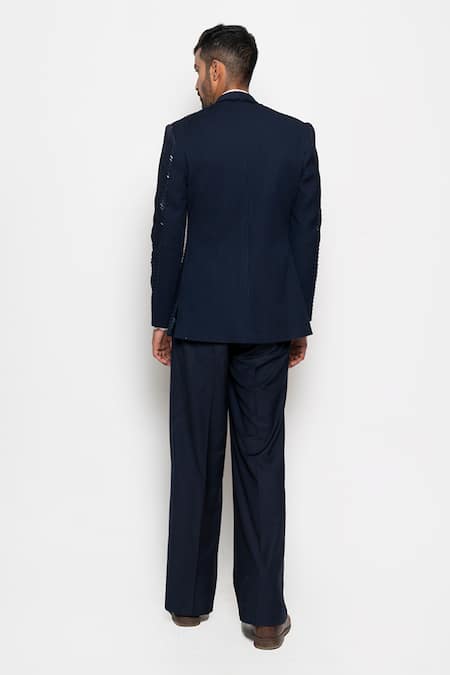 Amaare Embroidered Tuxedo & Pant Set 