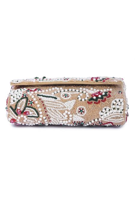 Shop The Purple Sack Gold Embroidery Flap Clutch Online at Aza Fashions Shop_The Purple Sack_Gold Embroidery Flap Clutch _Online_at_Aza_Fashions