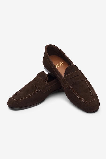 mens brown loafers